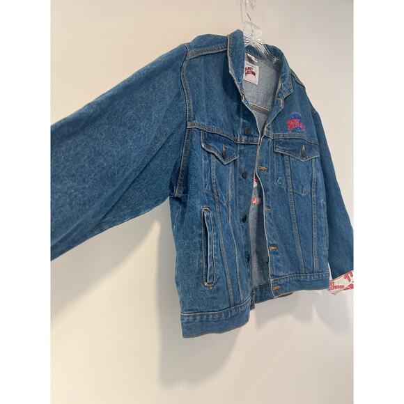 Vintage Planet Hollywood Las Vegas Denim / Jean Jacket Unisex Size Medium - Picture 7 of 12